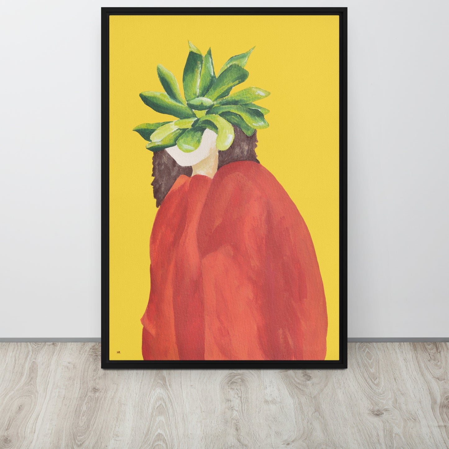 Veria Framed Canvas Print