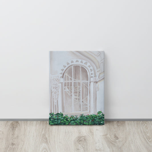 The Castle Window Canvas Print