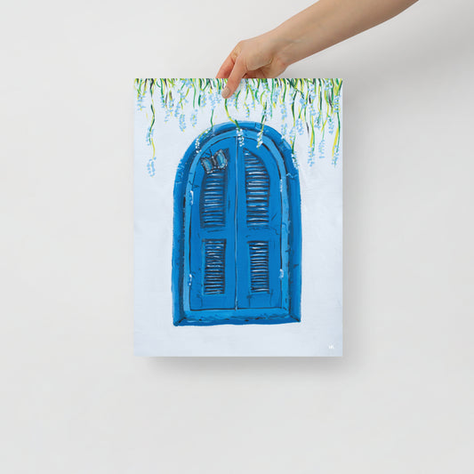 The Blue Window Poster Print