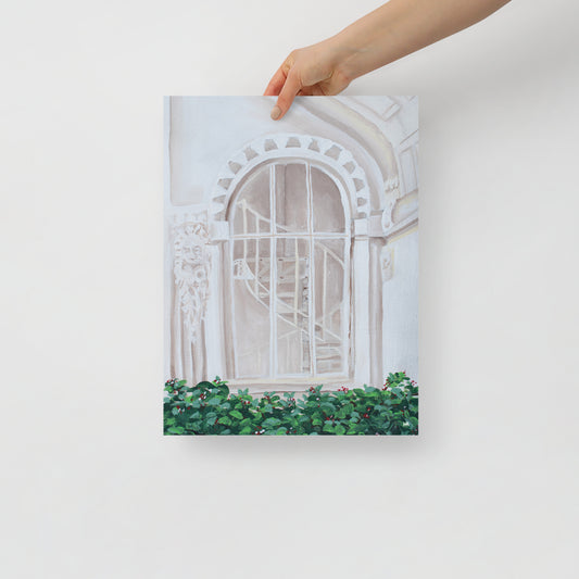 The Castle Window Poster Print