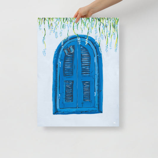 The Blue Window Poster Print