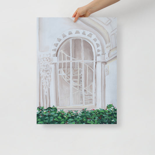 The Castle Window Poster Print